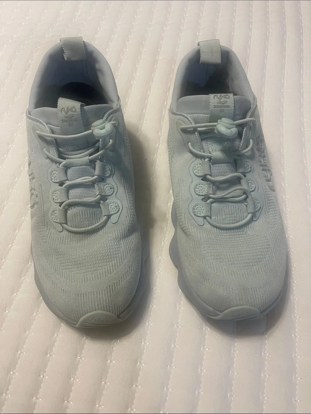 Ryka Women's Light Blue Slip-On Athletic Sneakers
